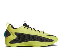 Adidas Preloved Anthony Edwards 1 Lime/Black Low-Top Basketball Sneakers by Adidas, Preloved Lime/Core Black/Pure Teal, 7 UK