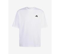 adidas PrimeLift Essentials Workout Graphics short sleeve T-shirt white black - XL