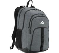 adidas Primetime Large Backpack for School, Gym and Travel, 41L, Twill Onix Grey/Black, One Size, Primetime Large Backpack - Daypack for Travel Sports Gym Work School, 41l