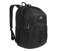 adidas Primetime Large Backpack for Women and Men, Big Bag with Laptop Sleeve, Carbon Grey/Rose Gold, One Size, Primetime Large Backpack for Women and Men, Big Bag With Laptop Sleeve