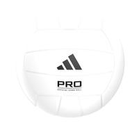 adidas | PRO | Hand Picked Leather Indoor Game Volleyball | NFHS Certified | Official Size (White)