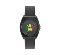 Adidas Originals Unisex Project Two GRFX Black Resin Strap Watch