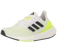 adidas Pureboost 23 Shoes, Men's Trainers, FTWR White Core Black Lucid Lemon, 3.5 UK