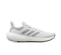 adidas Pureboost Jet W, Women's Running Shoes, Ftwbla/Plamet/Negbas, 37 1/3 EU, Footwear White/Silver Metallic/Core Black, 4.5 UK