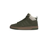 adidas Unisex Rapid Court Mid Winterized Shoes, Night Cargo/Night Cargo/Wonder Beige, 8 UK