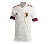 adidas RBFA A JSY Belgium National Team Away Fan Edition Sports Short Sleeve White EJ8548 L