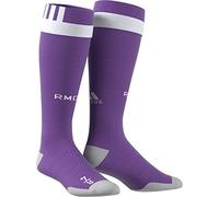 adidas REAL A SO Socks of the - 2nd football kit of Real Madrid CF 2015/16 for Men, 5, Purple/White