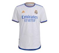 adidas real Madrid 21-22 Season Player Edition Home Alphabet Logo Stripe Sports Short Sleeve Soccer/Football White GQ1360 XXL