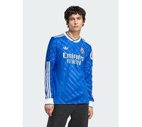 adidas Real Madrid 25/26 Long Sleeve Third Jersey, Blue, Size S, Men Blue