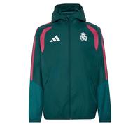 All Weather Real Madrid Waterproof Jacket Tiro 2026/27 Vert M