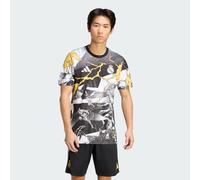 Adidas Real Madrid 25/26 Avengers Pre Match Short Sleeve T-shirt Grey XL Men