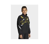 Real Madrid kids' tracksuit jacket 2025/26 Noir 11/12 ans