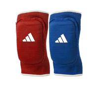 adidas Reversible Padded Elbow Guards - Blue & Red Elbow Pads for Adults, Suitable for Kickboxing, Taekwondo, Karate, and Other Martial Arts