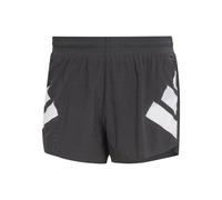 adidas Road To Records 3in Split Running Shorts Men - Black, White, Size L