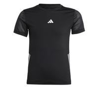 adidas Run 3S Tee Junior Running T-Shirt for Kids - Breathable, Lightweight, Perfect for Active Play and Running
