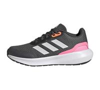 adidas Run Falcon 3 Junior Girls Running Shoes Grey/Pink 4 (36.5)