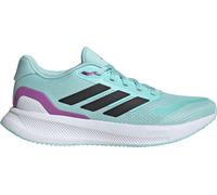 adidas RunFalcon 4 Womens Running Shoes Green Cushioned Sports Training Trainers