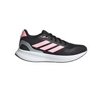 adidas RUNFALCON 5 Shoes Junior Running, Core Black/Pink/Silver Metallic, 3.5 UK