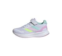 adidas RUNFALCON 5 Shoes Kids Running, Cloud White/Clear Mint/Clear Pink, 12 UK Child