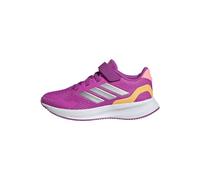 adidas RUNFALCON 5 Shoes Kids Running, Purple/Silver Metallic/Semi Spark, 10 UK