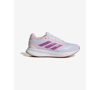 adidas Runfalcon 5 Shoes Pure White Pink Junior - 6.5UK