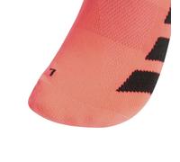 adidas adizero Quarter Running Socks Unisex - coral, black, Size 40-42