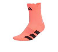adidas adizero Quarter Running Socks Unisex - coral, black, Size 37-39