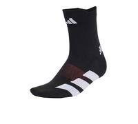 adidas Running ADIZERO Quarter Socks | UK XL in Black/White