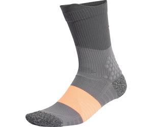 adidas RunXBOOST Running Socks Grey Cushioned Arch Support Crew Sports Training