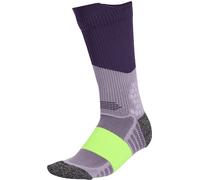 adidas RunXBOOST Running Socks Purple Cushioned Arch Support Mid Calf Sports Run