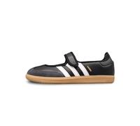adidas Samba Jane Womens Sneaker, Black/White/Gum, 5.5 UK