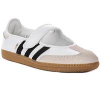 adidas Originals Samba Jane W White Black Gum Women Casual Ballet Shoes JR1402