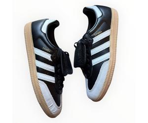Adidas Samba LT Womens Trainers Black White Leather Brand New In Box