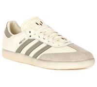 Adidas Samba Messi 3 Stripes Classic Lace Up Womens Trainer In Cream UK 4 - 6