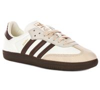Adidas Samba OG 3-Stripes Retro 70S Leather Womens Trainers In Cream UK 3 - 8