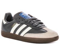 Adidas Samba Og 3-Stripes Retro 70S Suede Trainers Grey Mens UK 6 - 12