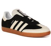 Adidas Samba Og 3 Stripes Retro 70S Womens Trainer In Black White UK 3 - 9