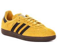 Adidas Samba Og 3 Stripes Retro Contrast 70s Womens Trainers Yellow Black 3 - 8