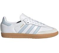 adidas Samba OG Big Kid Sneakers, White Halo Blue Gum, 6.5 UK
