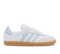 adidas Samba OG Big Kid Sneakers, White/Halo Blue/Gum, 7 Big Kid
