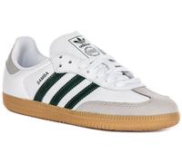 Adidas Samba OG Lace Up Retro Leather Womens Trainer In Brown White UK 3 - 9