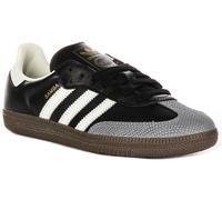 Adidas Samba OG W Retro 70s Leather Womens Trainers In Black White UK 4 - 8