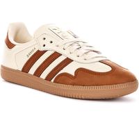Adidas Samba OG W Retro Lace Up Womens Trainers In White Brown UK 3 - 8