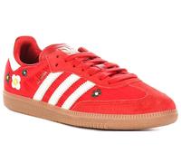 adidas Samba Og W Women's 3-Stripes Retro Contrast 70S Trainers, Red White, 8.5