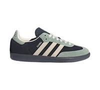adidas Samba OG Womens Lifestyle Shoes (Core Black/Alumina/Silver Green), Core Black/Alumina/Silver Green, 7.5 UK
