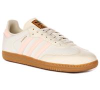 Adidas Samba Stripes Retro Lace up Youth Boys Trainer In White Red UK 3 - 7