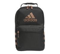 adidas Santiago Insulated Lunch Bag (6.5L) with Clip Lock Handle Carbon Grey/Rose Gold One Size