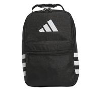 Adidas 984522 Santiago Lunch Bag Cooler for Women and Men, Insulated Food Container Box with Mesh Pocket, Polyester, Black/White/3.0