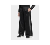 adidas Girl's Satin Wide Leg Pants, Black/Grey six, 11-12 Years