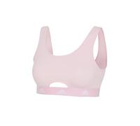 adidas Scoop Bralette Sport Active Comfort Cotton Comfortable Underwear, 522 Pink, M